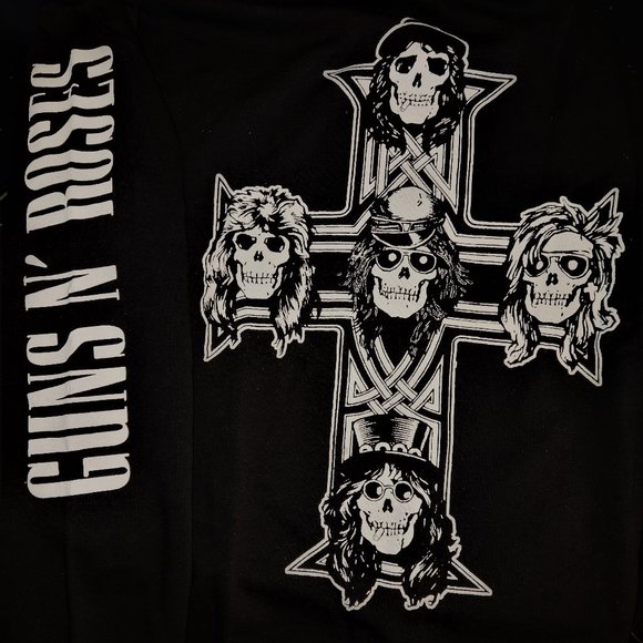 Guns N Roses Appetite For Destruction H&M rock Official Hoodie L fits XL NWT - Picture 4 of 6